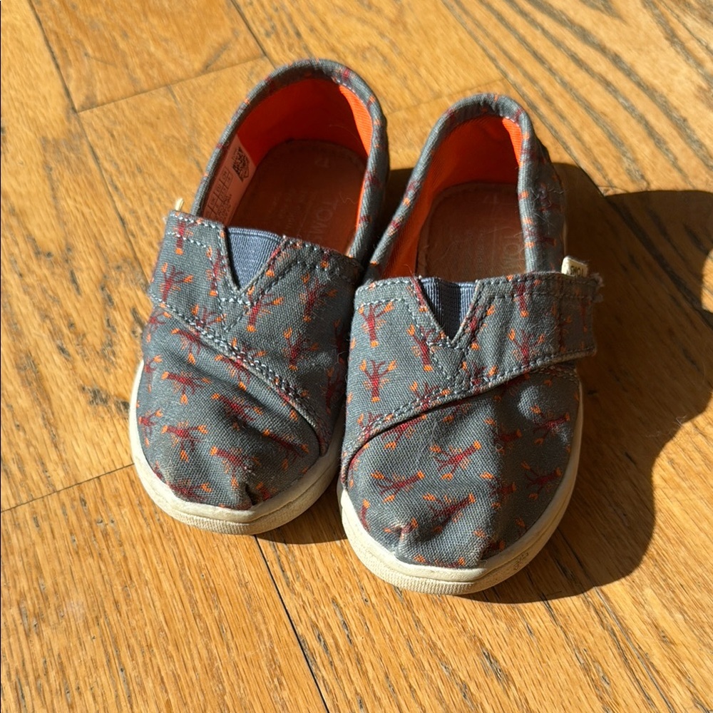 Toms toddler 7 lobster print